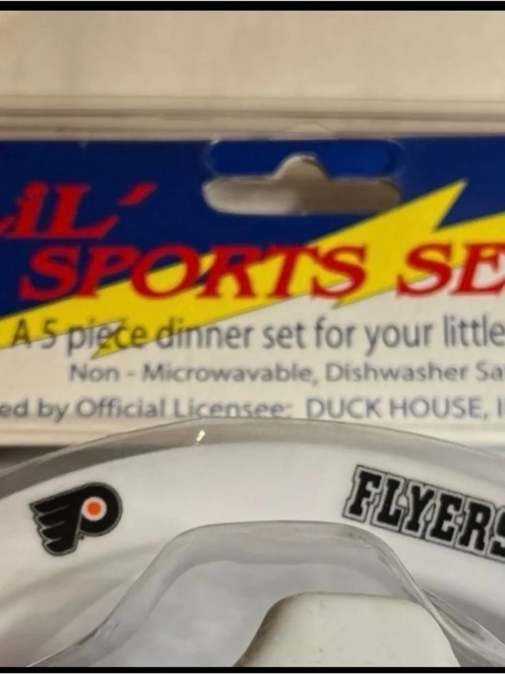 Lil' Sports Set - Philadelphia Flyers White Kids Dinnerware